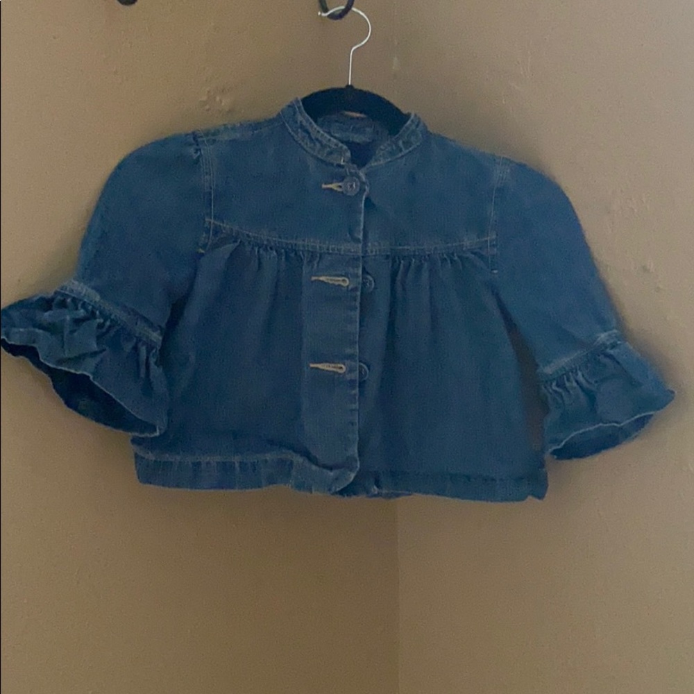 Girls’ Bolero Crop length Gap jeans jacket